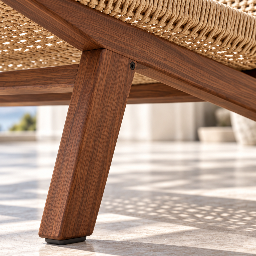 Solis Natural Woven Lounger