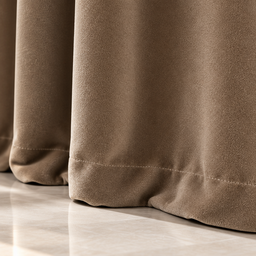 Matte Velvet Thermal Blackout Drapes