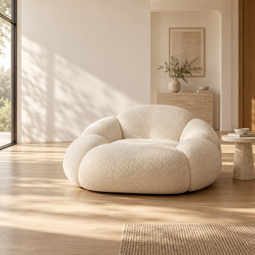 Bouclé Floor Lounger ☁️