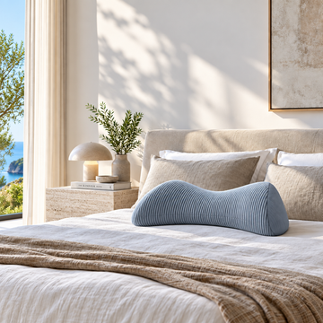 Ergonomic High-Back Memory Foam Pillow