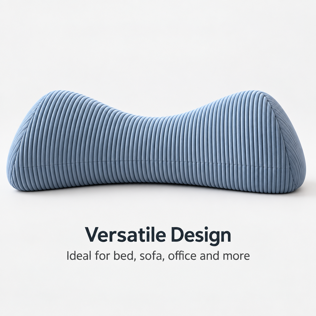 Ergonomic High-Back Memory Foam Pillow