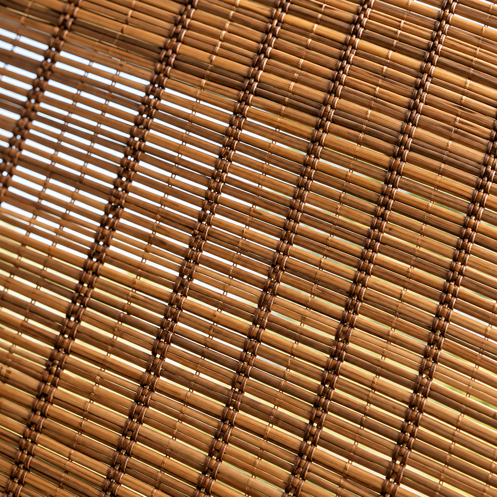 Natural Woven Bamboo Roman Shades