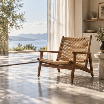 Solis Natural Woven Lounger