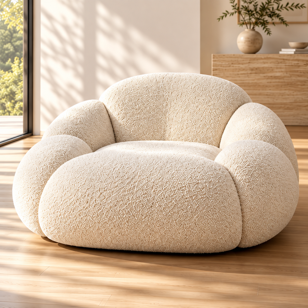 Bouclé Floor Lounger ☁️