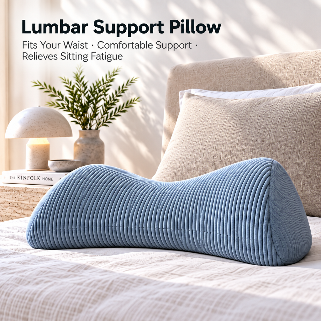 Ergonomic High-Back Memory Foam Pillow